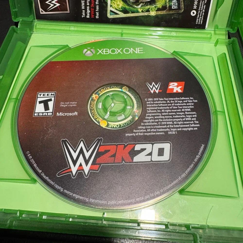 Xbox One Game Lot of 5 Batman Arkham Knight Assassins Creed WWE 2K20 NBA 2K17
